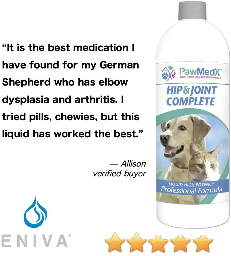 eniva Salud Animal Hip & Joint support Pet líquido concentrado (32 oz)