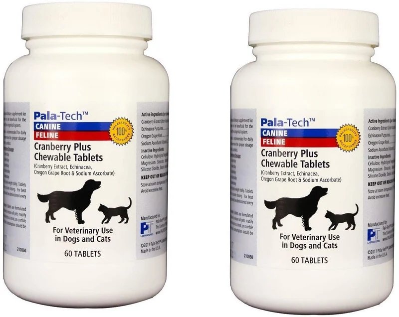 pala-tech Cranberry Plus 60 tabletas masticables para perros & gatos