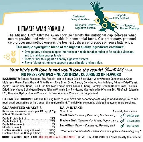 The Missing Link Supplements with Balanced Omegas and Heart Healthy Fresh Ground Flaxseed in Unique Formulas: Hip & Joint, Skin & Coat, Senior, Puppy & Overall Health – All Natural & Non-GMO