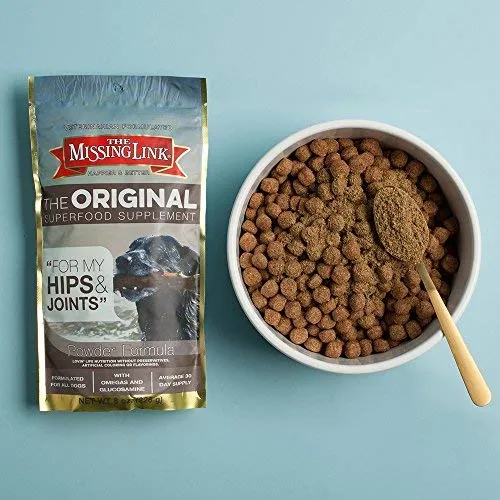 The Missing Link Supplements with Balanced Omegas and Heart Healthy Fresh Ground Flaxseed in Unique Formulas: Hip & Joint, Skin & Coat, Senior, Puppy & Overall Health – All Natural & Non-GMO