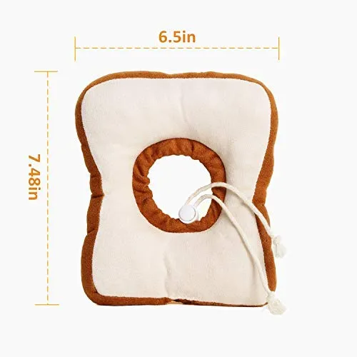 USAMS Collar ajustable para recuperación de gatos, lindo cono de cuello después de la cirugía, curación de heridas, recuperación de cirugía cono Elizabethan collares, borde suave para gatitos y gatos (1 paquete)