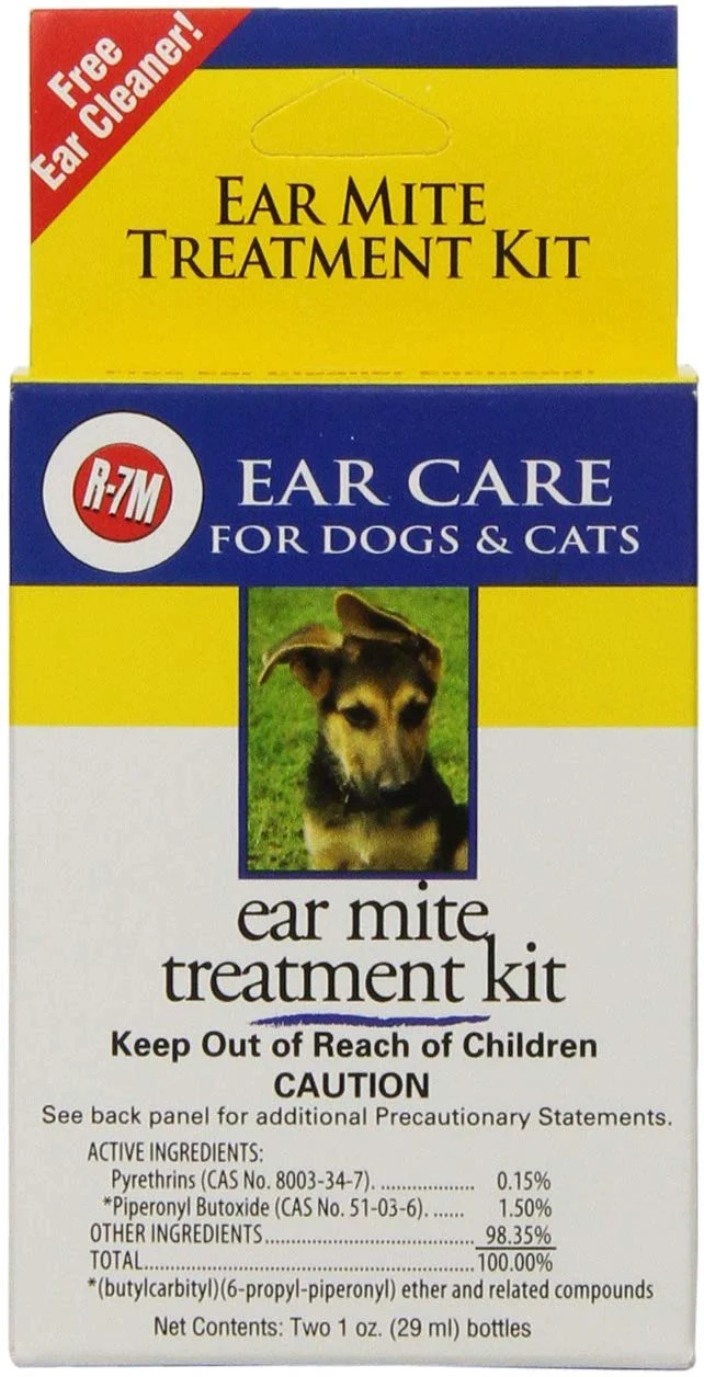 Miracle Care R-7M - Tratamiento para orejas y ácaros (4 onzas)