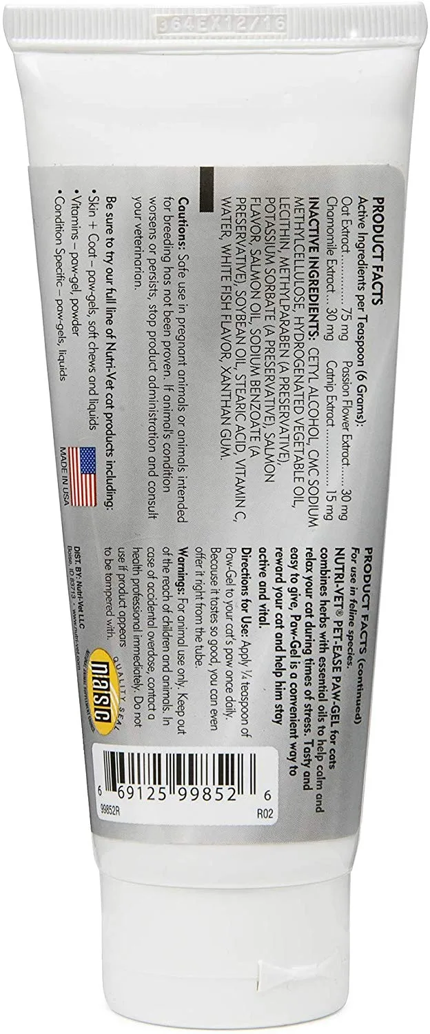 Gel para patas de felino, Nutri-Vet, 3 onzas, 3, Salmón