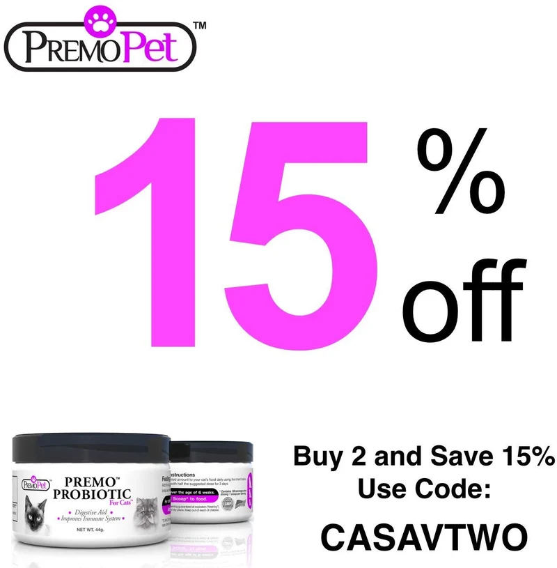 Probiotics para gatos – 100% de garantía – Mejores Condiciones para Diarrea, Vómito, Gas, piel – tasteless – No Fillers – Non OMG – Trigo y Lácteos Free – Certificado GMP – Veterinario Aprobado