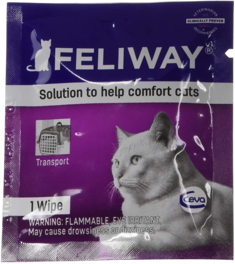 Ceva Salud Animal c95660b 12 Count Feliway Wipes, todos los tamaños