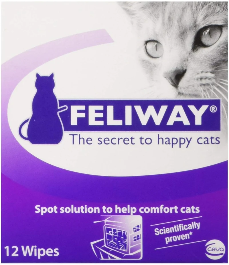 Ceva Salud Animal c95660b 12 Count Feliway Wipes, todos los tamaños