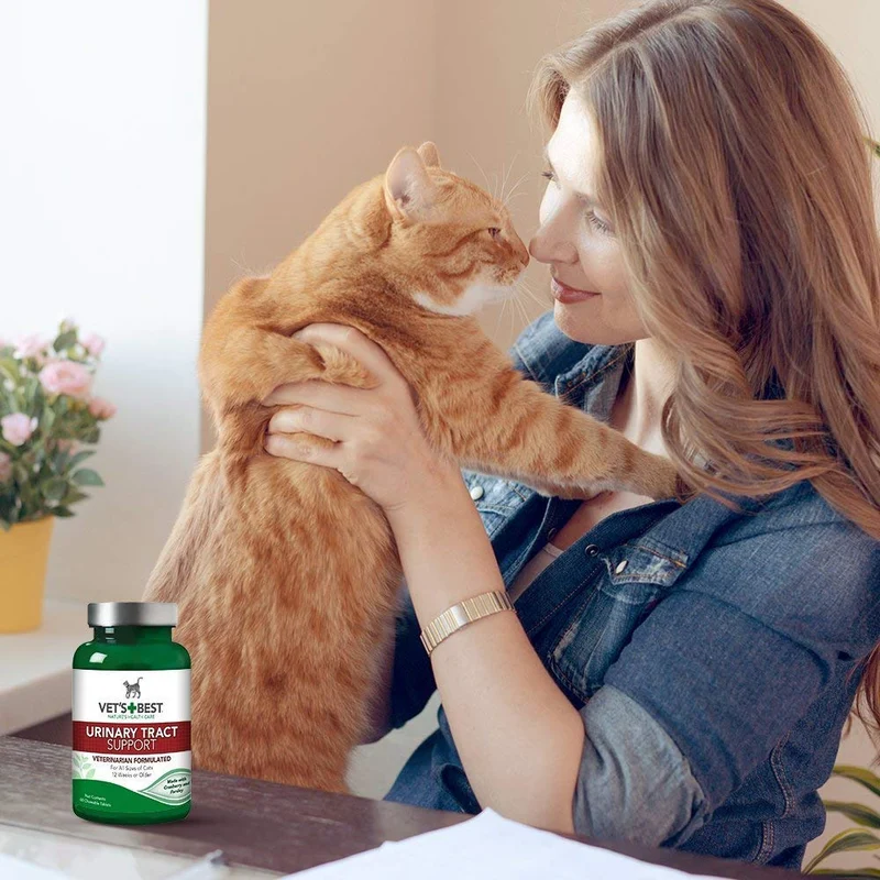 De Veterinaria mejor soporte de Feline del tracto urinario, 60 tabletas masticables, paquete de de 1