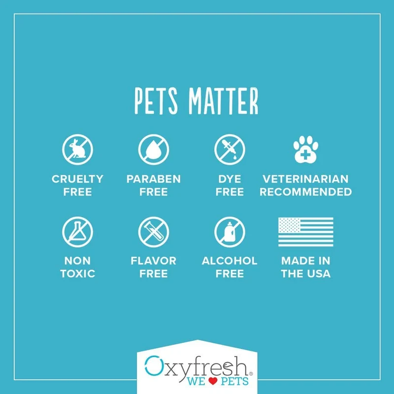 Oxyfresh Advanced Unflavored Pet Dental Spray - Stops The Toughest Dog, Cat, Pet Bad Breath: Best Way to Fight Plaque, Control Tartar and Keep Gums Healthy. No Brushing Pet Dental Solution. 3oz.