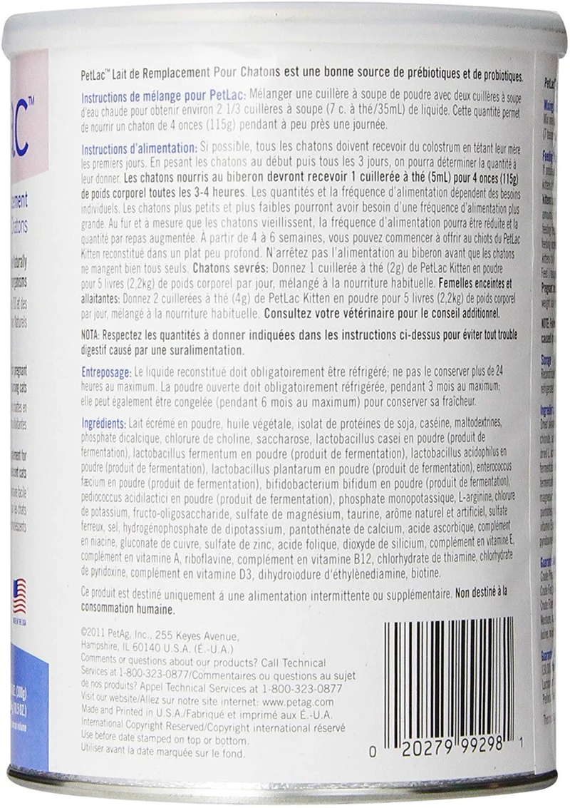 PetLac Leche en Polvo para cachorros, 10.5-onzas