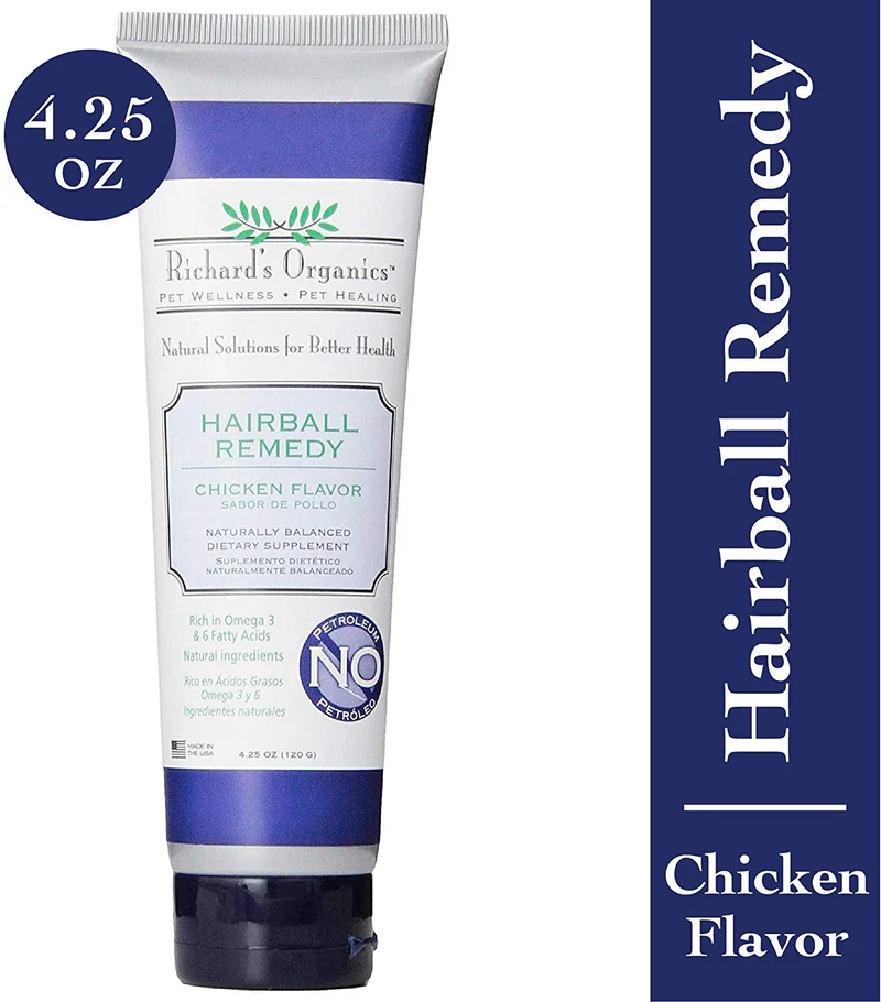 Richard de Organics – Hairball Remedio Natural equilibrado Suplemento dietético