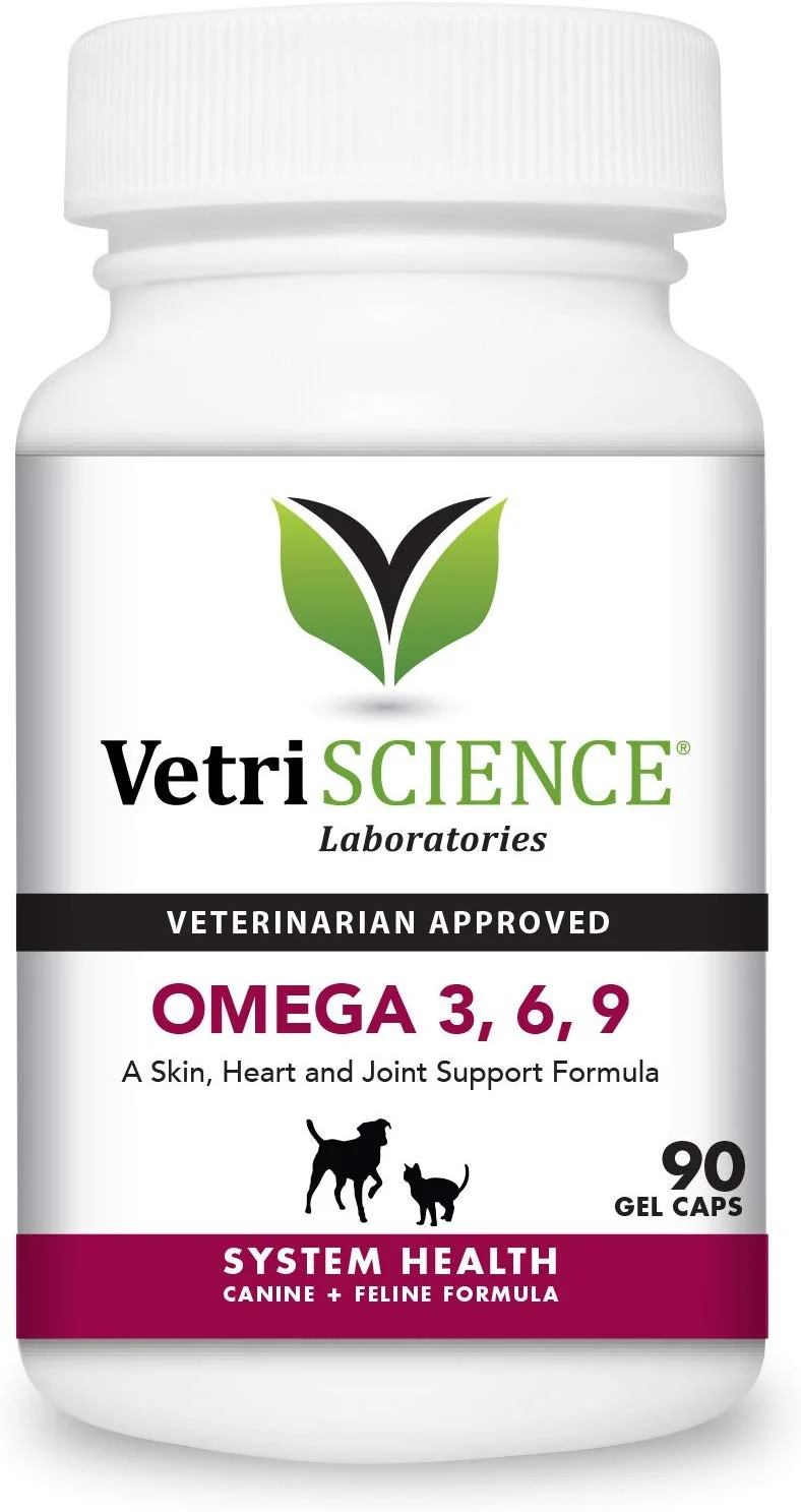 Vetri-Science Omega 3 6 9 Suplemento de ácido graso para mascotas
