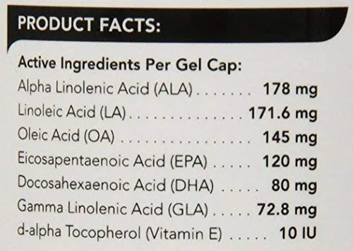 Vetri-Science Omega 3 6 9 Suplemento de ácido graso para mascotas