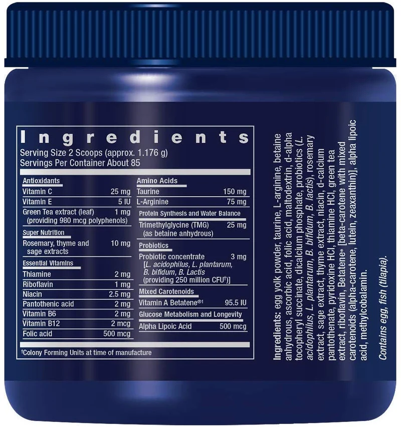 Life Extension Cat Mix (fórmula avanzada multinutriente) 3.53 oz de polvo