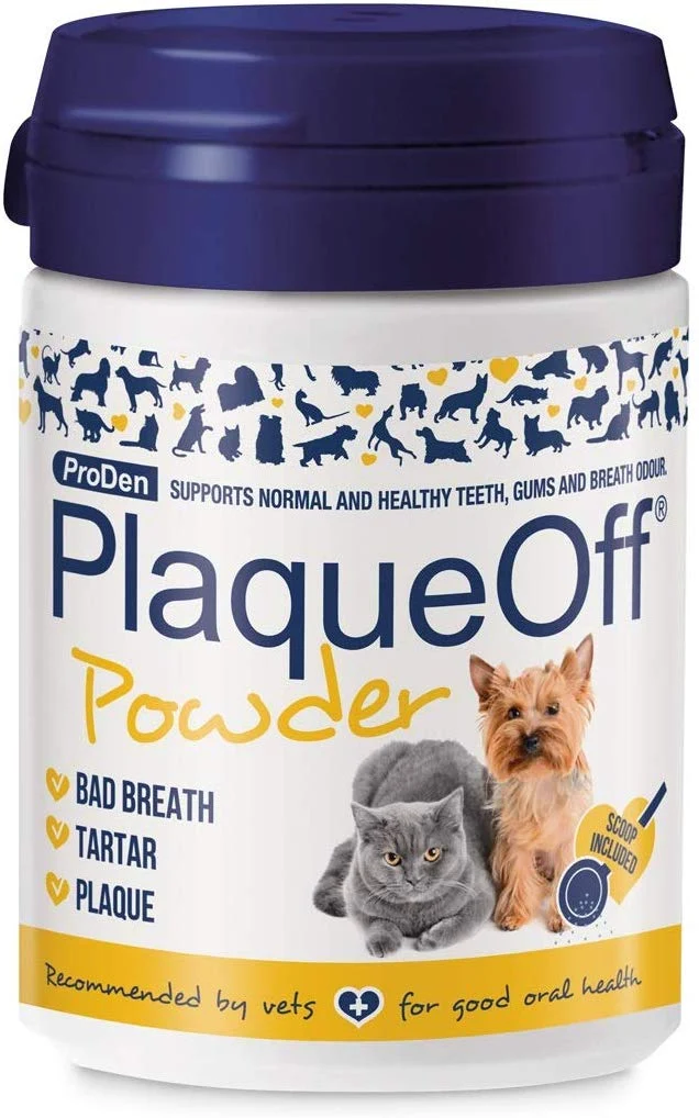 Polvo para eliminar placa dental ProDen