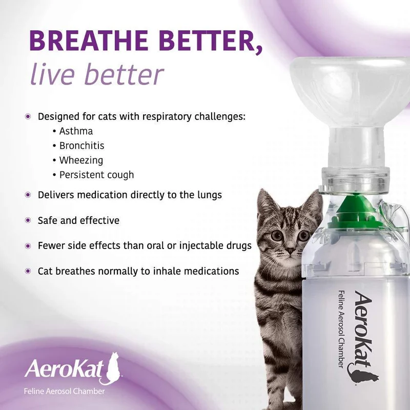 Aerokat cámara aplicadora de aerosol para gatos