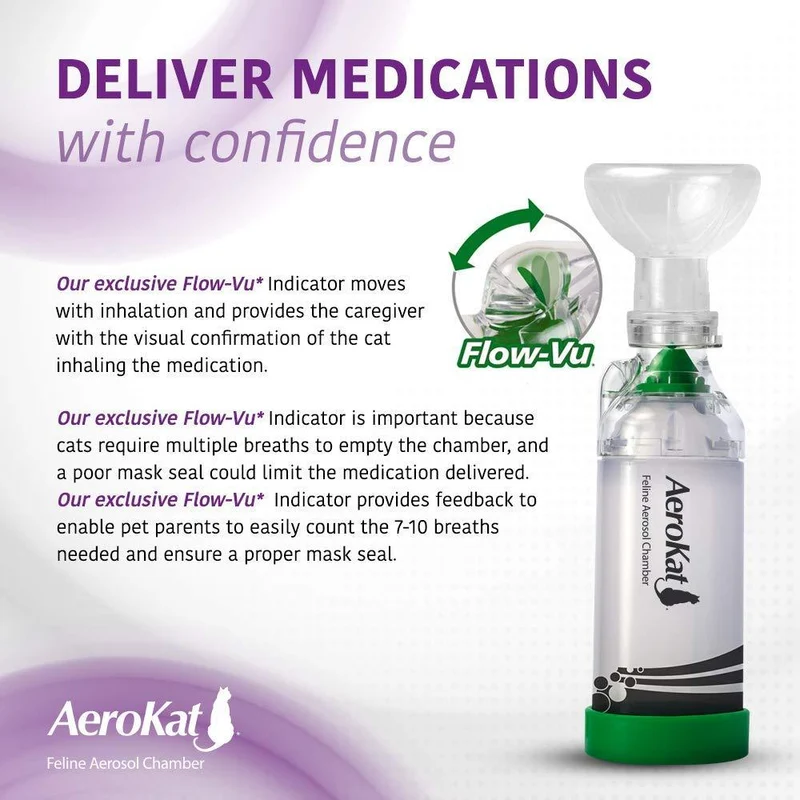 Aerokat cámara aplicadora de aerosol para gatos