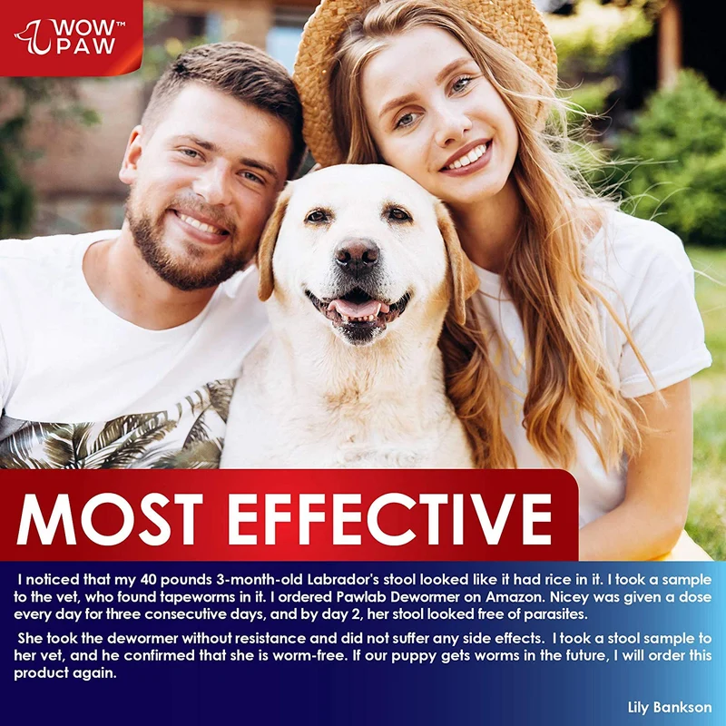 WOWPAW DEW0RMER para perros y gatos (2 onzas) – Hecho en Estados Unidos – Tratamiento Wòrm para mascotas – Mezcla natural potente contra gusano batido, Hookwòrm, Roundwòrm & Tapewòrm – Mascotas mayores, gatitos y cachorros Dewòrmer