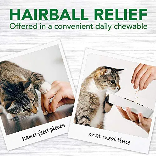 Vet's Best Cat Hairball Relief Digestive Aid| Vet Formulated Hairball Support Remedy | Classic Chicken Flavor