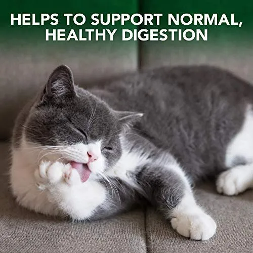 Vet's Best Cat Hairball Relief Digestive Aid| Vet Formulated Hairball Support Remedy | Classic Chicken Flavor