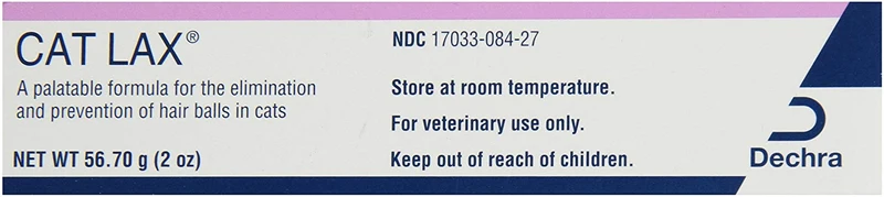 Dechra Cat Lax Cat Hairball Remedios, 2-Ounce