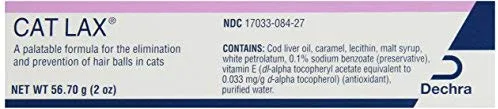Dechra Cat Lax Cat Hairball Remedios, 2-Ounce