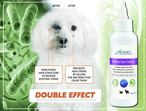 Toallitas de ojos para mascotas Arava – para perros, gatos, cachorros y gatitos – 100 unidades – Natural y aromaterapia medicada – Elimina la suciedad y la descarga – Evita las manchas de desgarro y las irritaciones – Suave y suave