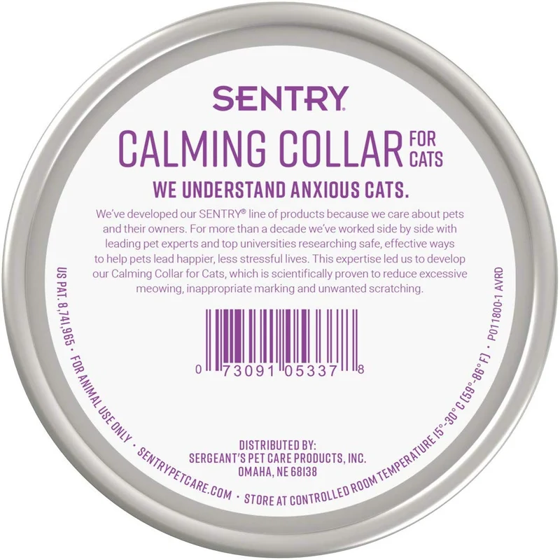 Sentry Calming Collar para gatos 1 ct