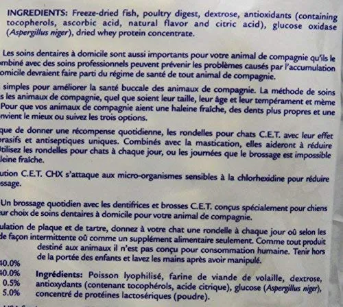 Virbac C.E.T. Enzymatic Chews de higiene bucal para gatos