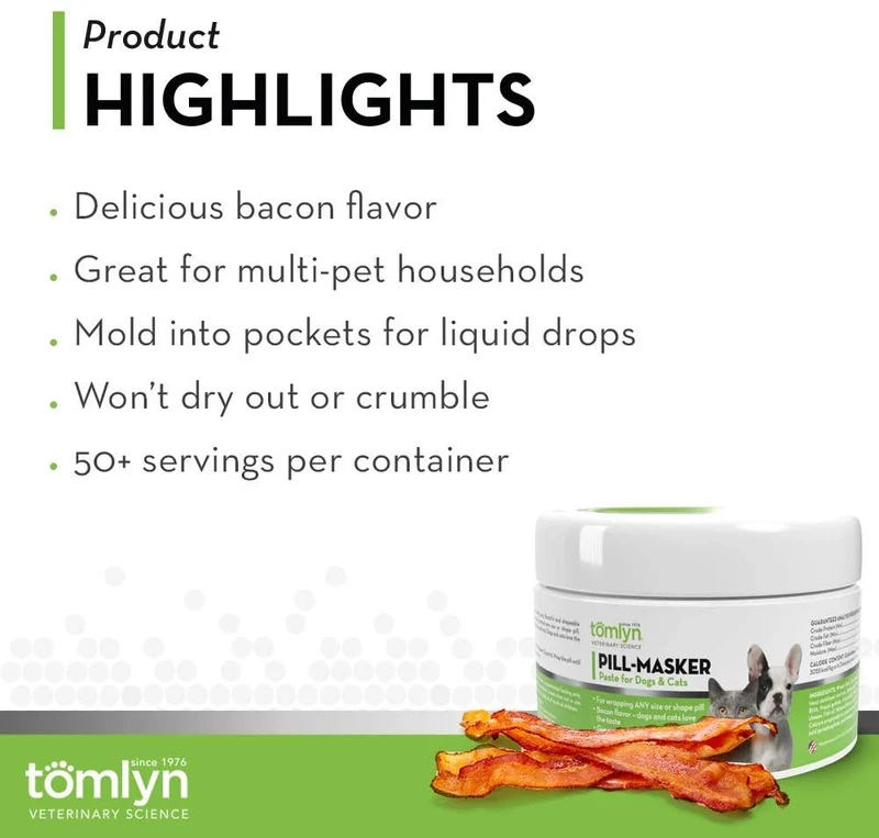 TOMLYN Pill-Masker (Original) for Dogs and Cats, 4oz