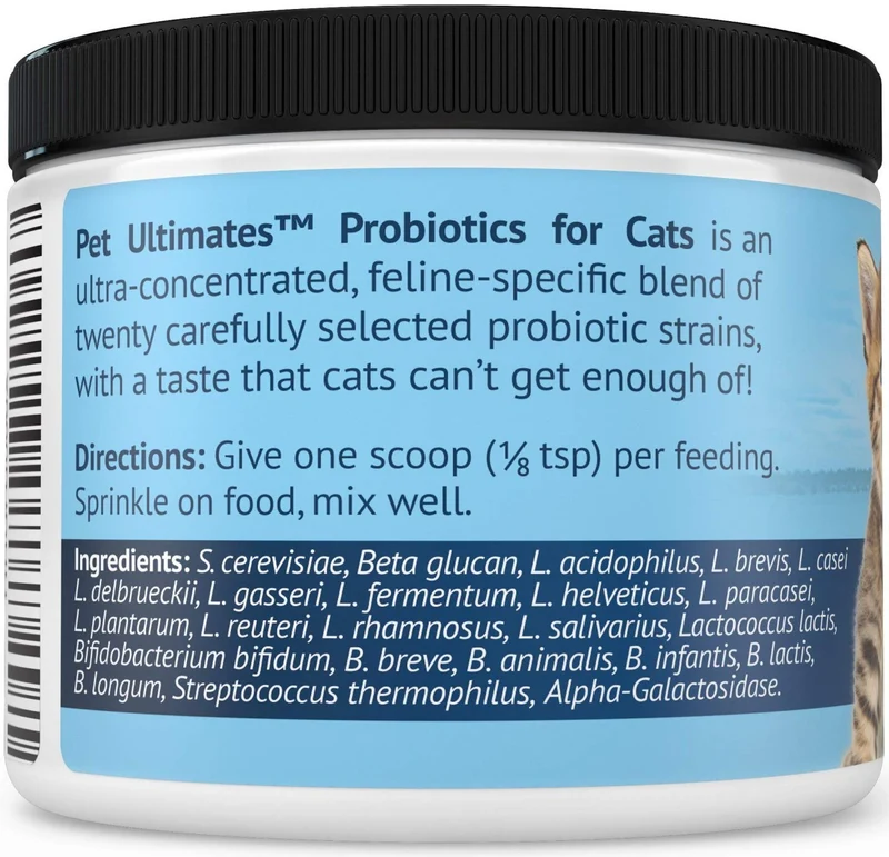Pet Ultimates probióticos para gatos, 44 gramos