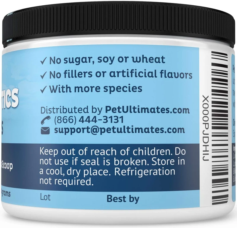 Pet Ultimates probióticos para gatos, 44 gramos