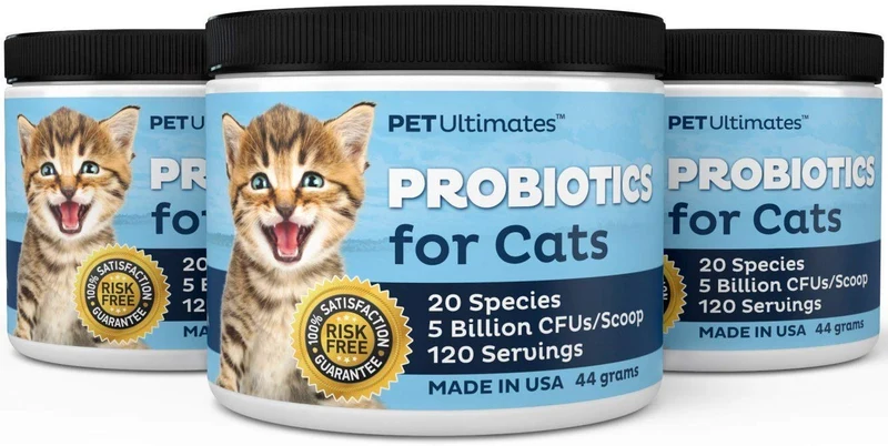 Pet Ultimates probióticos para gatos, 44 gramos