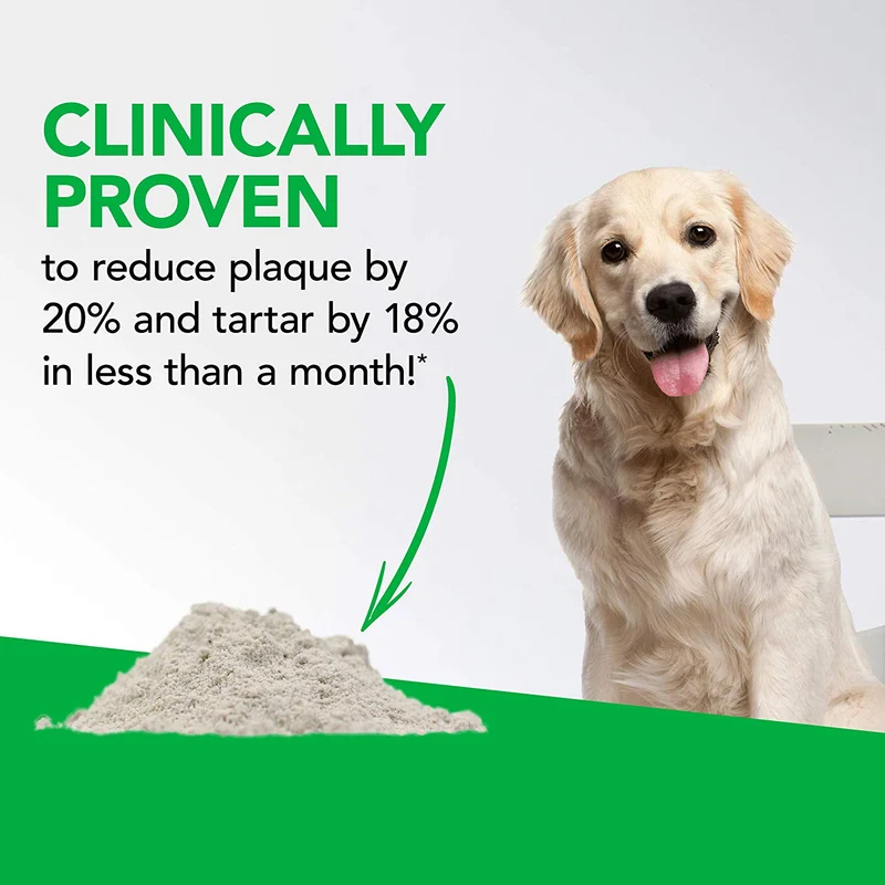 Laboratorios de VETRISCIENCIA - Perio Support, Polvo de salud dental para gatos y perros, 4.2 oz