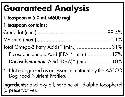 Nordic Naturals Omega 3 Pet – Aceite de pescado líquido para gatos y perros, Omega-3s, EPA y DHA apoya la piel, abrigo, articulaciones y salud general, en forma de triglicéridos para una absorción óptima, 2 onza
