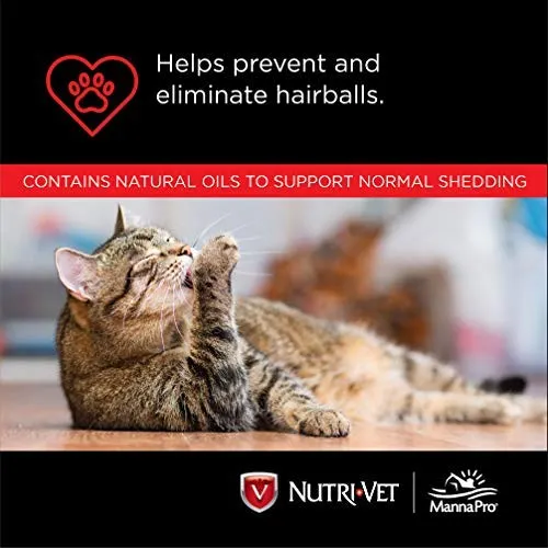 Nutri-Vet Feline Natural Oil Hairball Paw-Gel Chicken Flavor 3oz