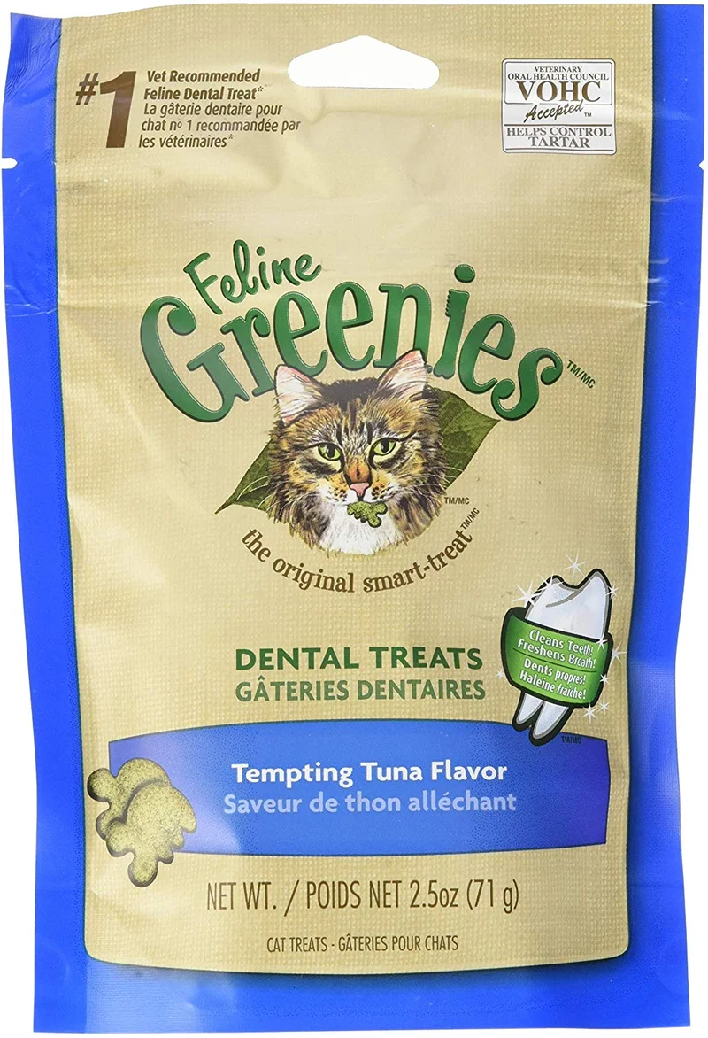 Feline GREENIES Natural Dental Care Cat Treats 2.5 oz