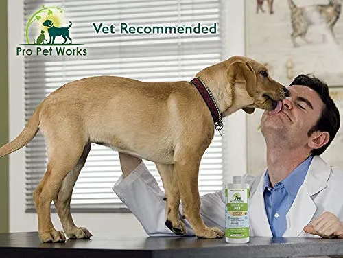 Aditivo de agua dental premium para mascotas para perros y gatos y animales pequeños, cuidado dental para mascotas malas, cuidado bucal que combate el sarro, la placa y la enfermedad de las encías, 17 onzas