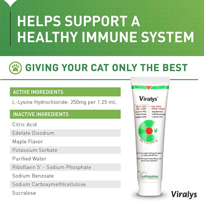Gel oral para gatos Viralys, 5 onzas