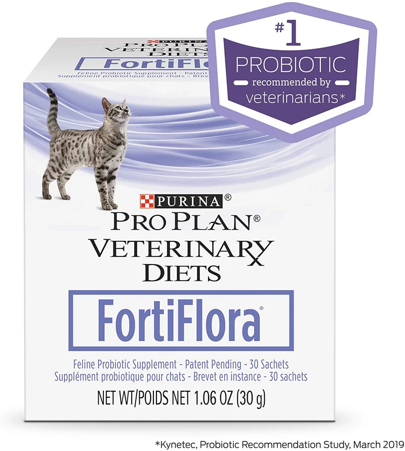 Purina Pro Plan FortiFlora - Suplemento probiótico para gatos