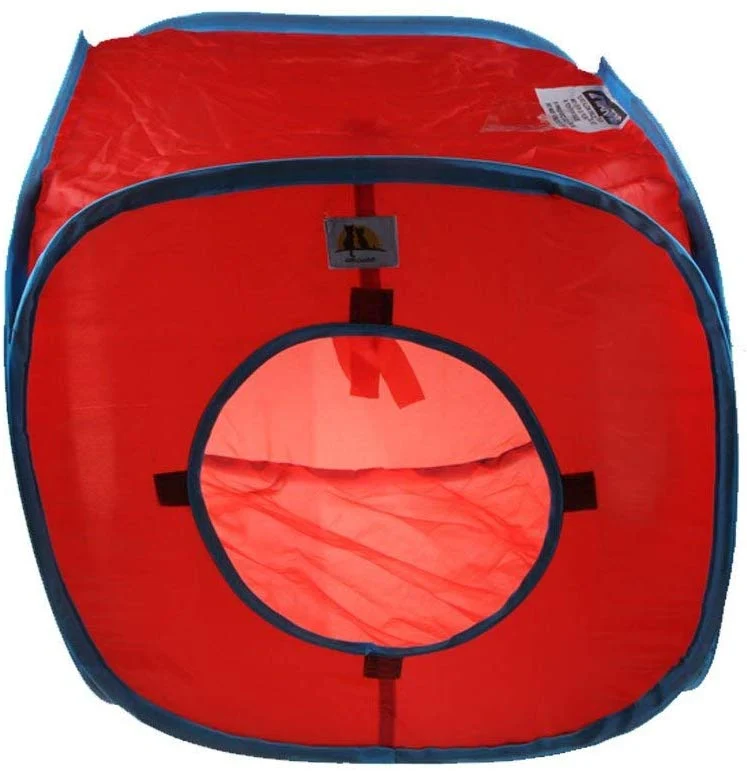 Enorme Flexible Pop fuera gatito Jugar Cube ampliable jugar mejor gato juguetes, rojo