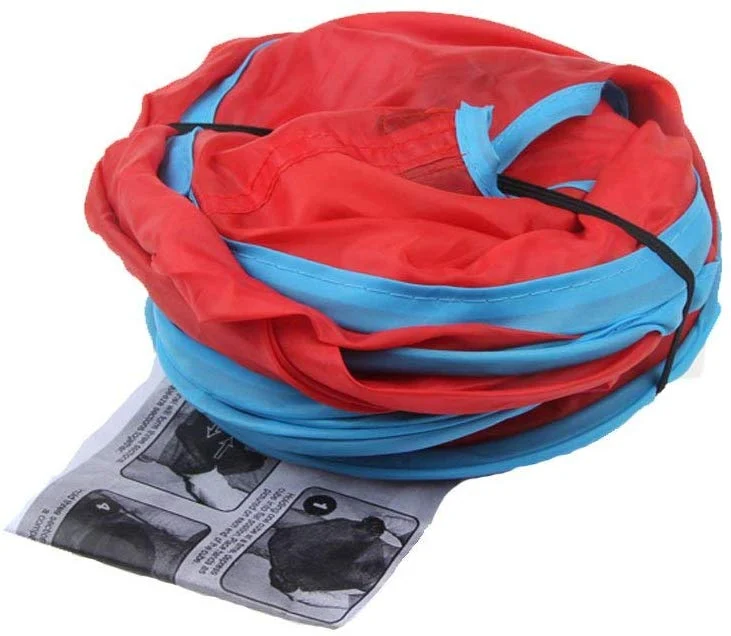 Enorme Flexible Pop fuera gatito Jugar Cube ampliable jugar mejor gato juguetes, rojo