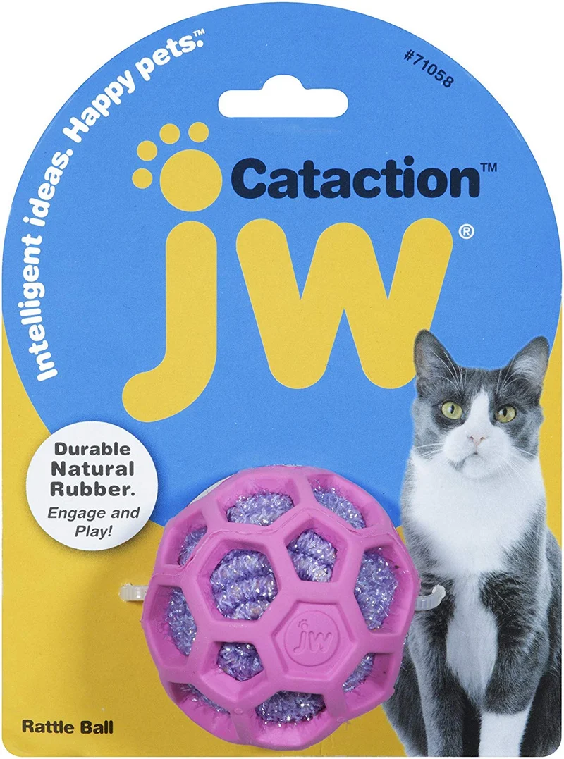 JW Pet Company cataction Sonajero Pelota, Cat Juguete