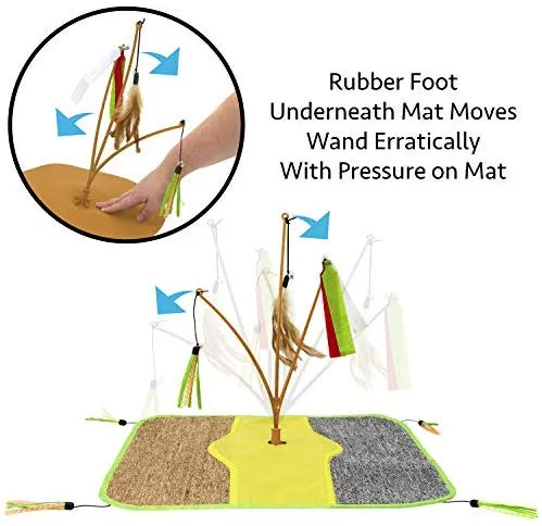 Kitty City Cat Toy Collection, Scratching Mat, Cat Scratching Toy, Cat Toy with Scratch Pad