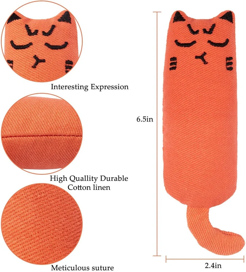 10 Pieces Cat Catnip Toys for Cat Playing Chewing Teeth Cleaning, 5 Pieces Cute Face Pillow, 1 Pack Catnip Fish, 2 Packs Catnip Mouse Toy, 2 Packs Catnip Ball Cleaning Teeth Molar Tools
