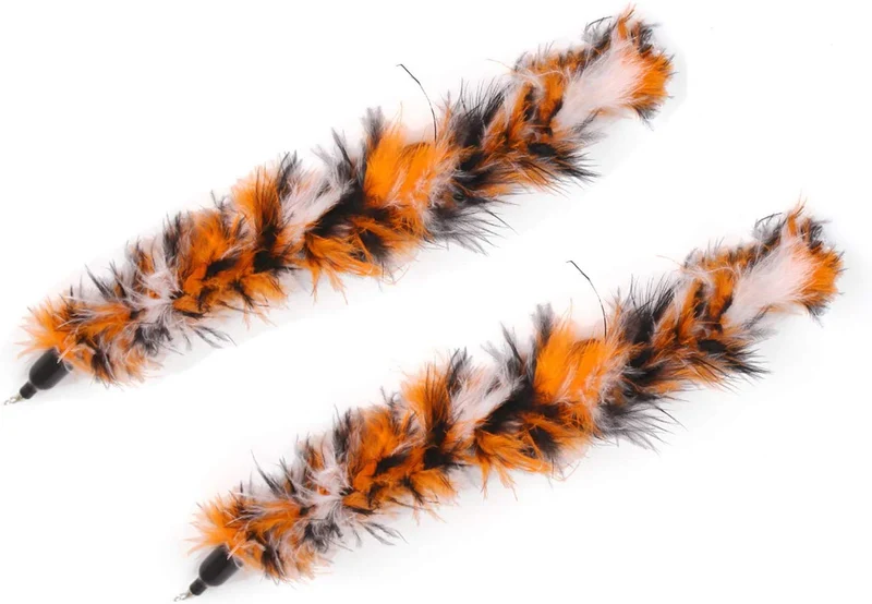 ZoyPet - Juego de 3 piezas de recambio interactivo de plumas de repuesto retráctiles para gatos, mariposas, libélulas, ratón, caterpillar, pájaros, plumas para gatos, 21 estilos variados CT15