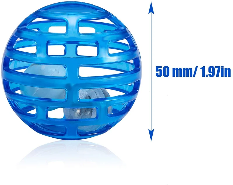 Gejoy - Juego de 3 pelotas de gato con luz intermitente y campana eléctrica interactiva, para exteriores, divertido, gato, gatito, movimiento, juguetes
