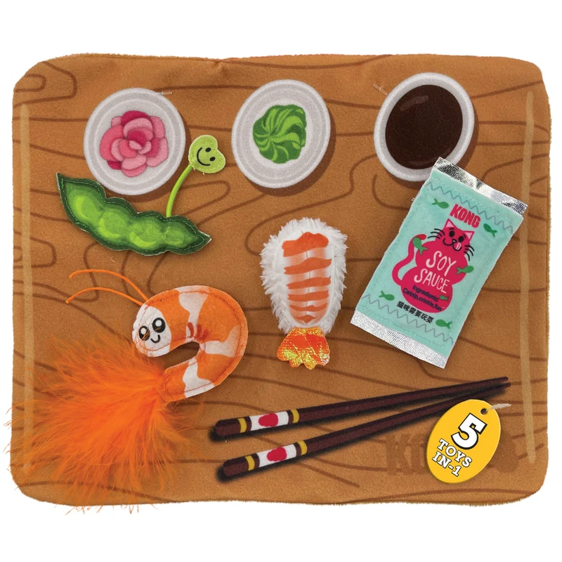 KONG Pull-A-Partz Sushi