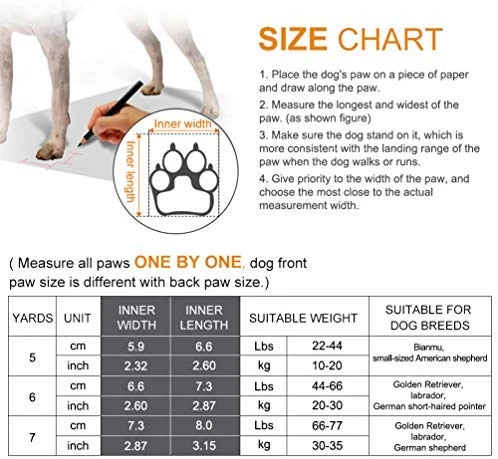 Petacc - Botas de perro impermeables para perros grandes, botas de mascotas, con forma de pata para exteriores con velcro reflectante ajustable y suela antideslizante resistente, 4 unidades