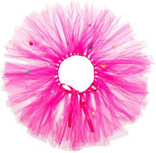 Bandana de cumpleaños para perro, de Escenereal, suministros para fiestas de cumpleaños, falda tutú, bufanda y collar, para mascotas, cachorros, gatos, niñas, color rosa, para fiesta de cumpleaños