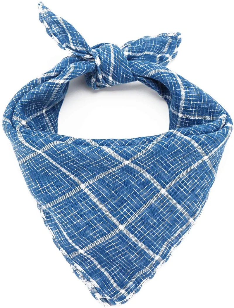 Segarty Bandana para perro, bufandas para cachorros pequeños, medianos, grandes, a cuadros, reversibles, para mascotas, bandanas, accesorios, juego de pañuelos triangulares